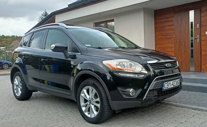 Ford Kuga cena 37800 przebieg: 272000, rok produkcji 2012 z Grudziądz małe 121